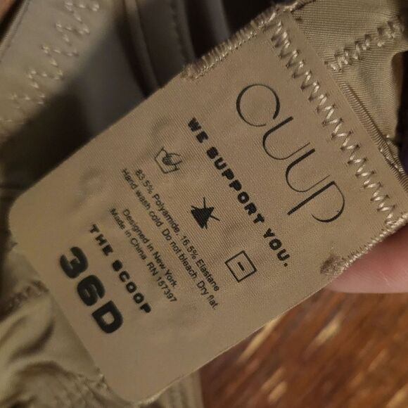 CUUP The Scoop Modal Bra in Taupe, Various Sizes NEW W/O TAG - Picture 4 of 4